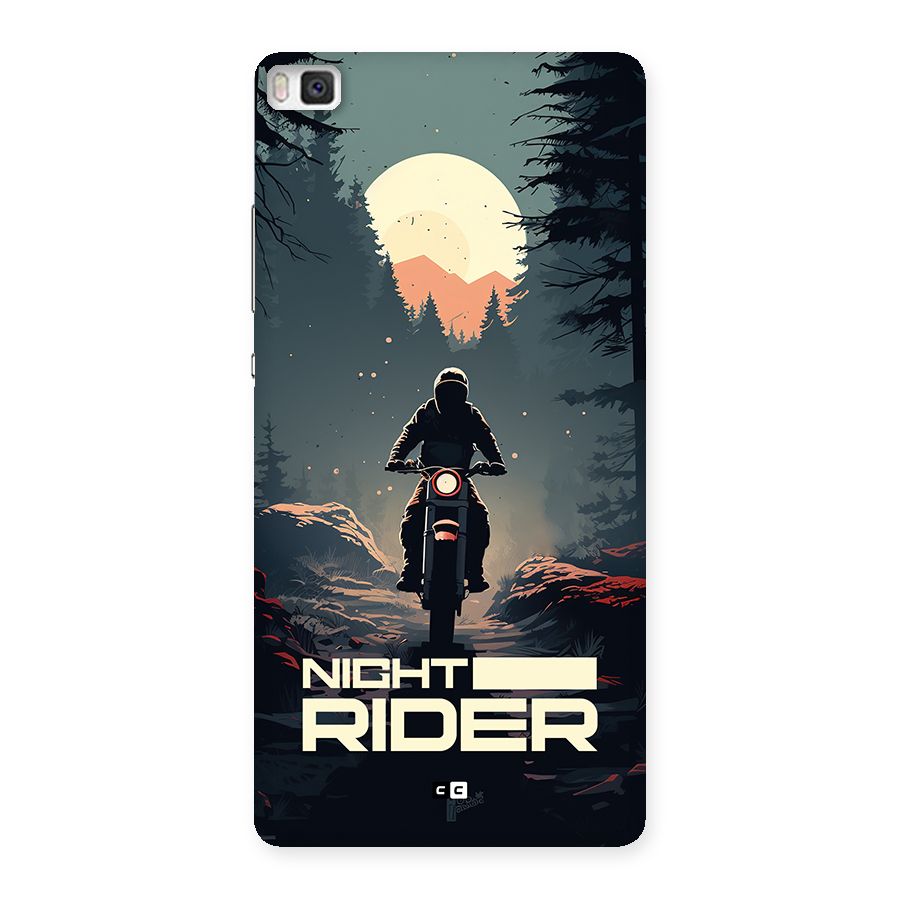 Night Rider Back Case for Huawei P8