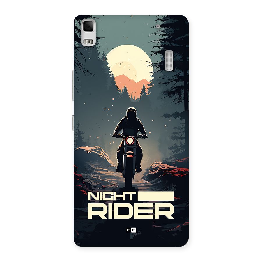 Night Rider Back Case for Lenovo K3 Note