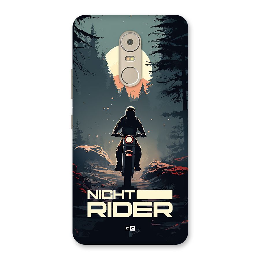 Night Rider Back Case for Lenovo K6 Note