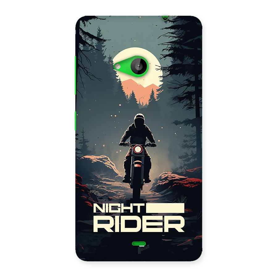 Night Rider Back Case for Lumia 535