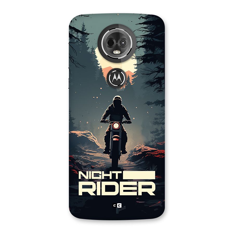 Night Rider Back Case for Moto E5 Plus