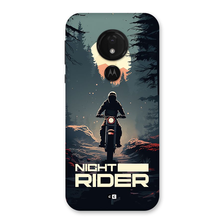 Night Rider Back Case for Moto G7 Power