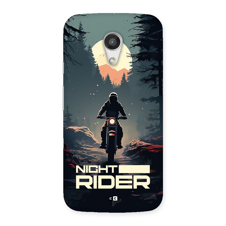 Night Rider Back Case for Moto G 2nd Gen