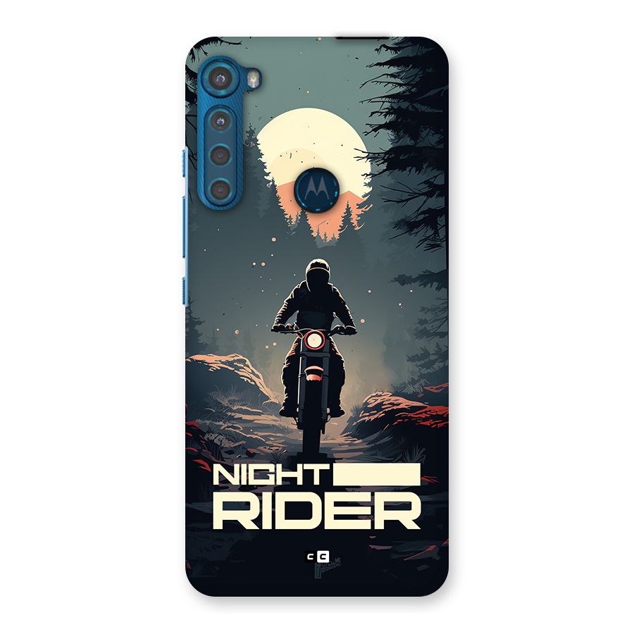 Night Rider Back Case for Motorola One Fusion Plus