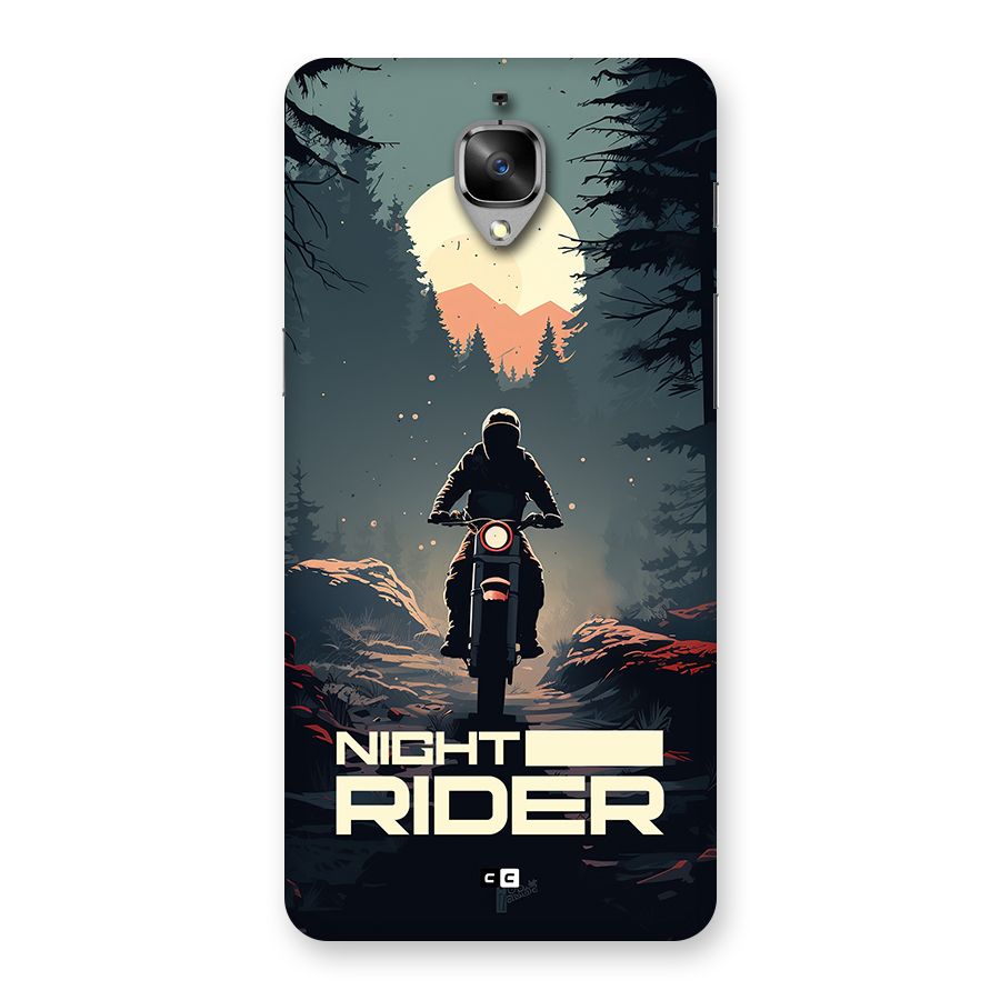 Night Rider Back Case for OnePlus 3