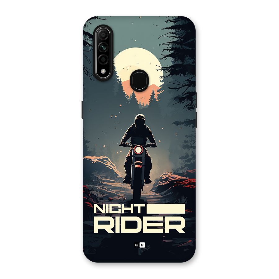 Night Rider Back Case for Oppo A31
