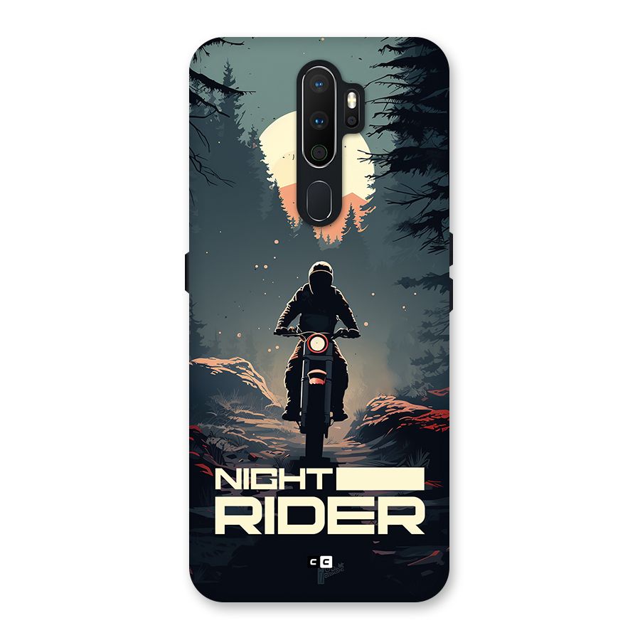 Night Rider Back Case for Oppo A5 (2020)