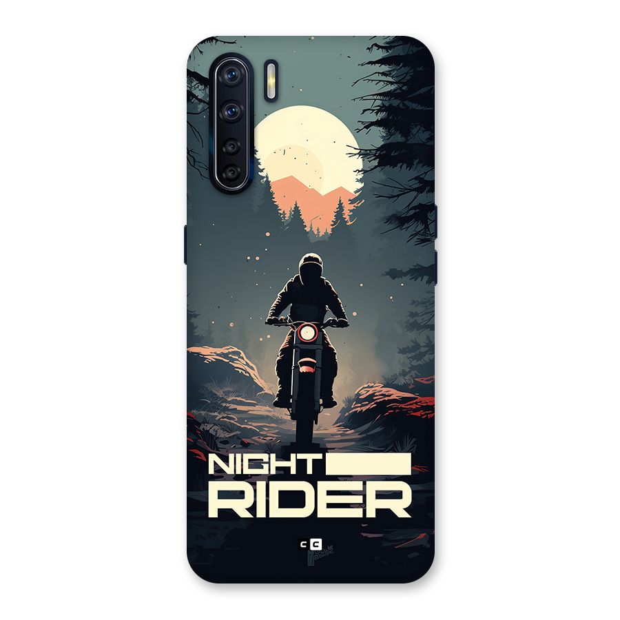 Night Rider Back Case for Oppo F15