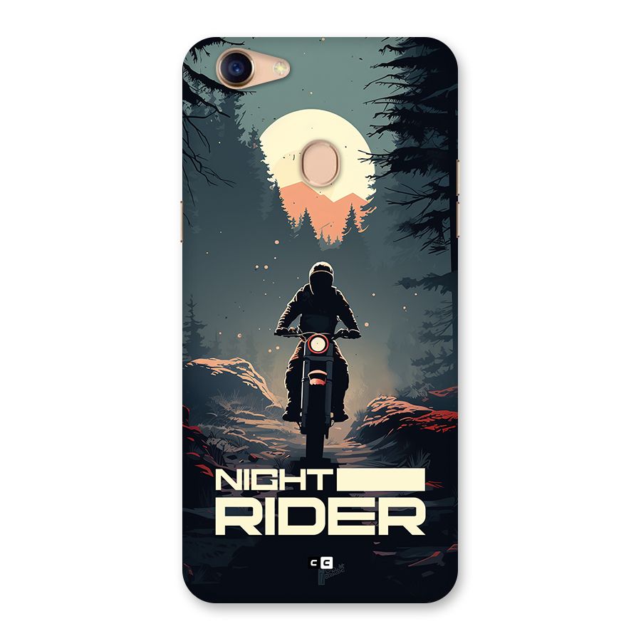Night Rider Back Case for Oppo F5 Youth