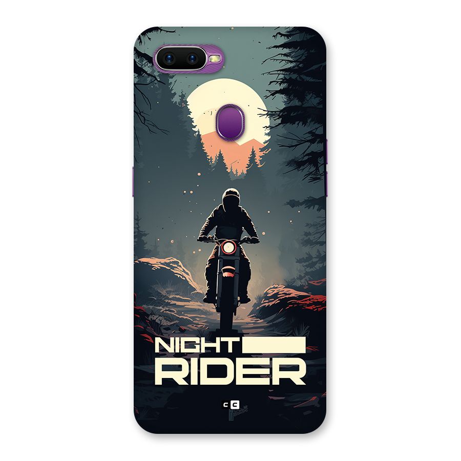 Night Rider Back Case for Oppo F9