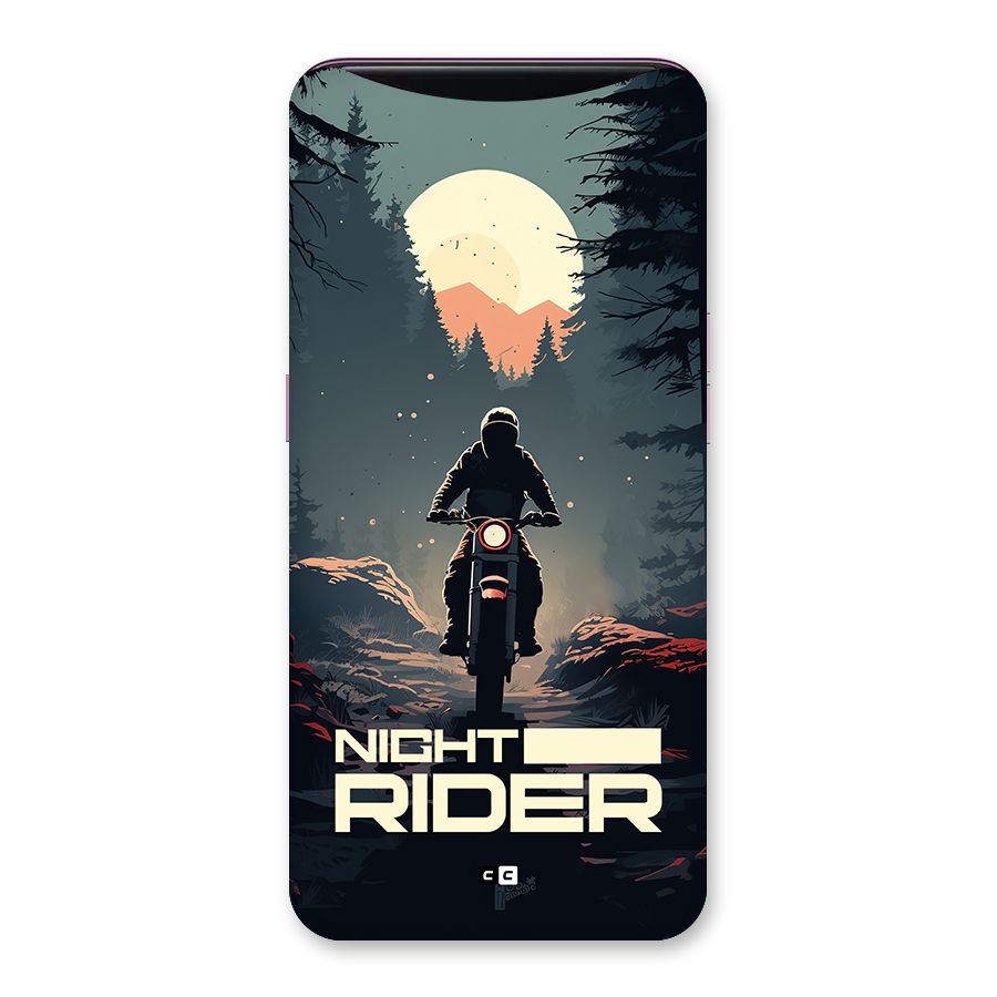 Night Rider Back Case for Oppo Find X