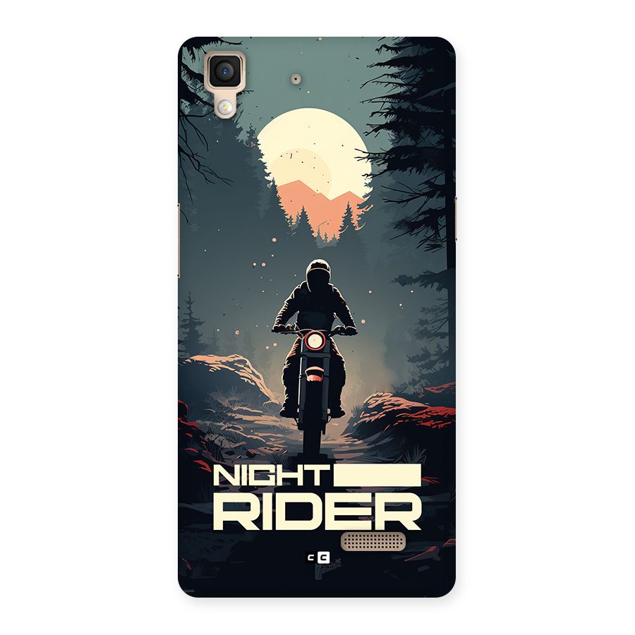 Night Rider Back Case for Oppo R7