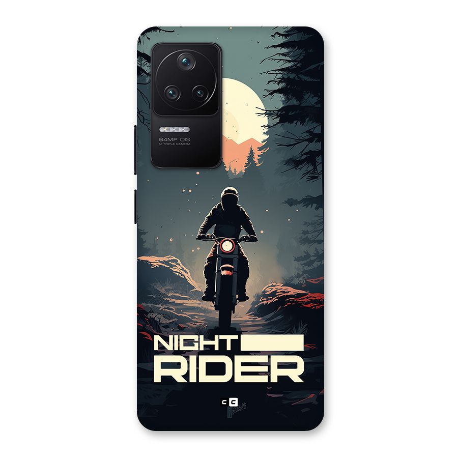 Night Rider Back Case for Poco F4 5G