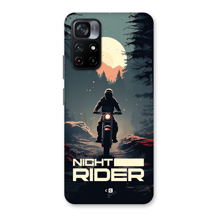 Night Rider Back Case for Poco M4 Pro 5G