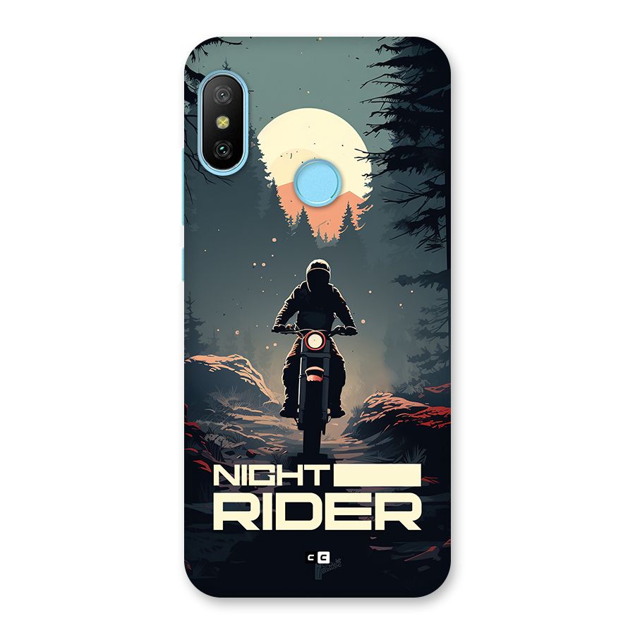 Night Rider Back Case for Redmi 6 Pro