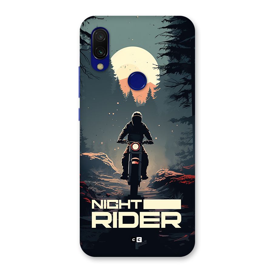 Night Rider Back Case for Redmi 7