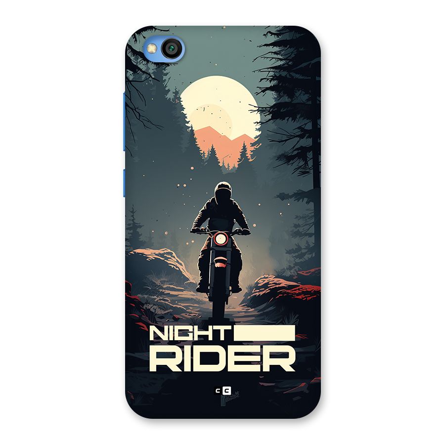 Night Rider Back Case for Redmi Go