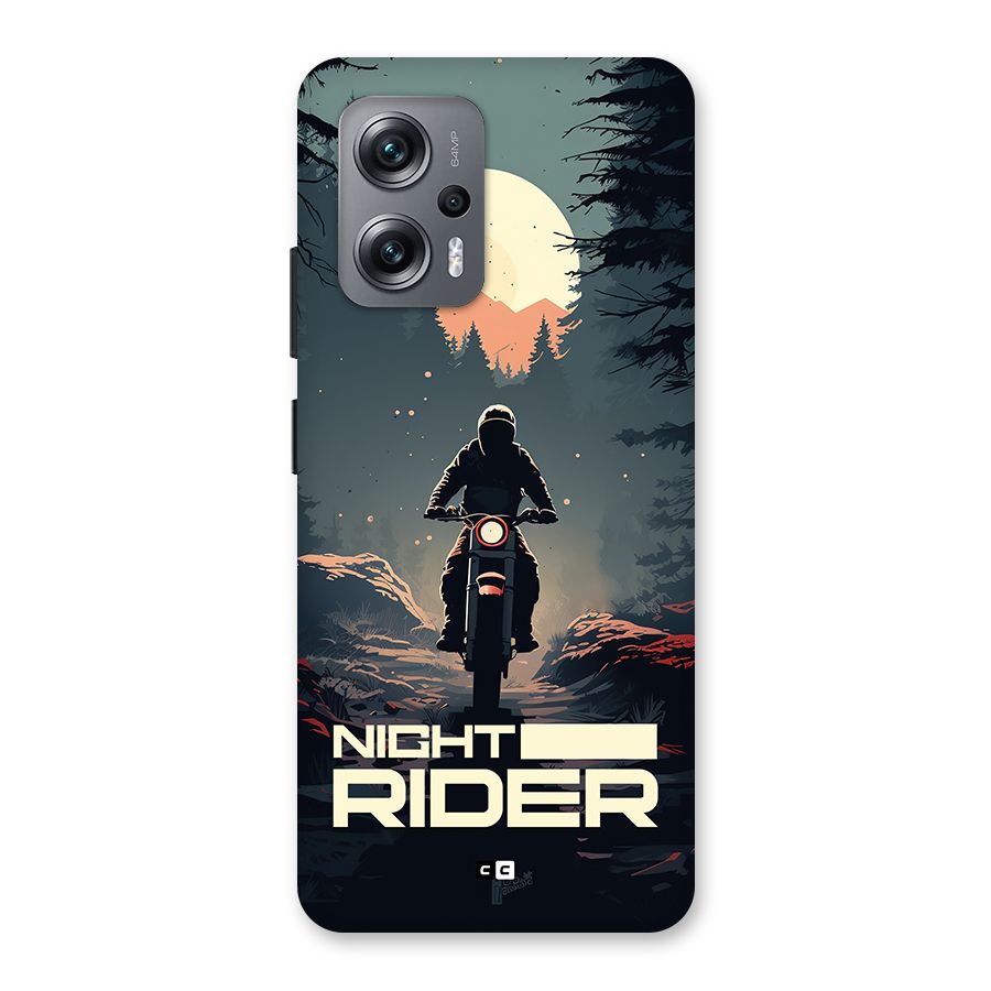 Night Rider Back Case for Redmi K50i