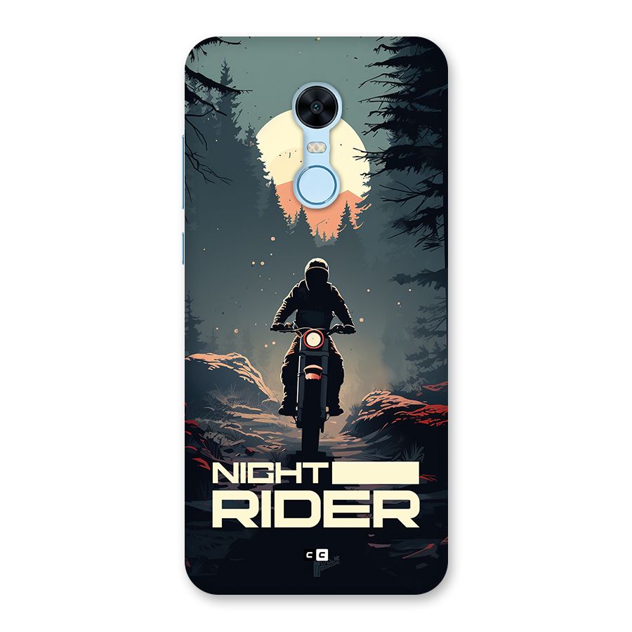 Night Rider Back Case for Redmi Note 5