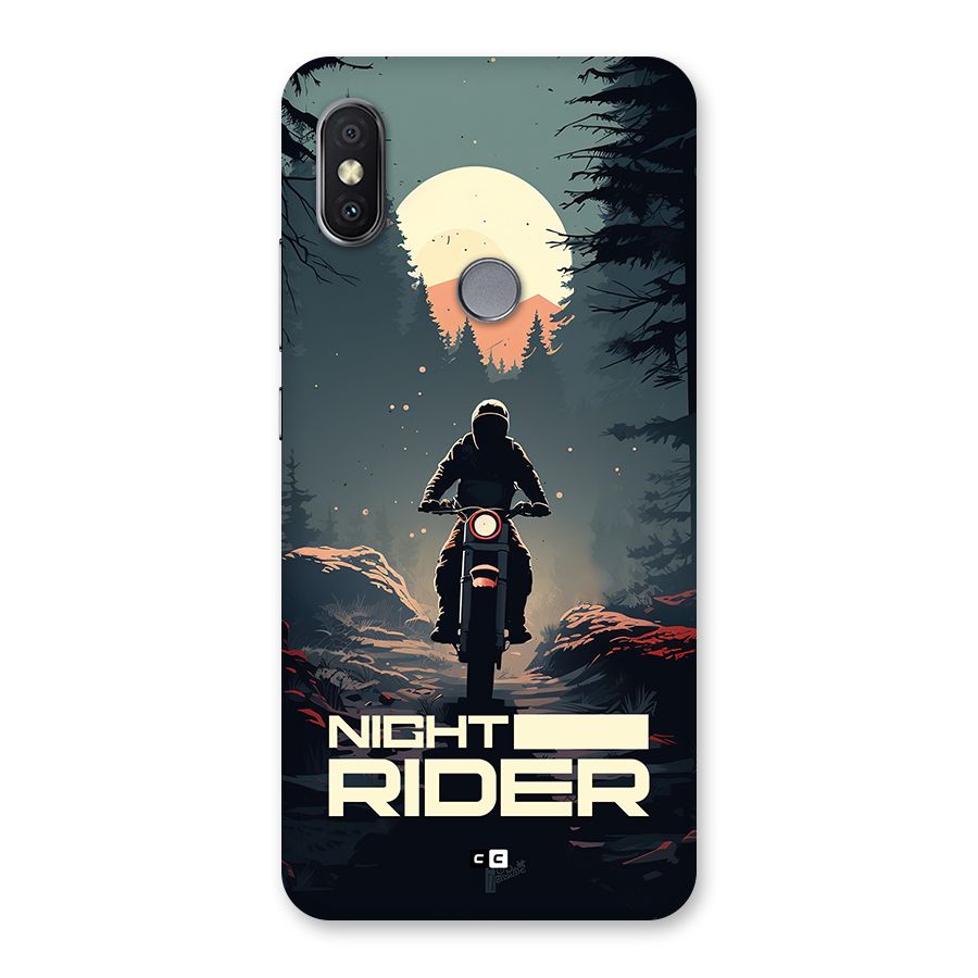 Night Rider Back Case for Redmi Y2