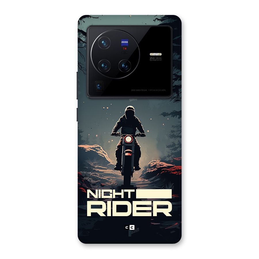 Night Rider Back Case for Vivo X80 Pro