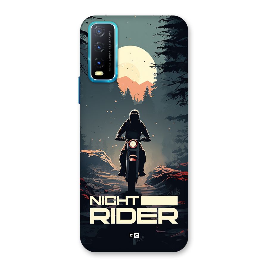 Night Rider Back Case for Vivo Y20G