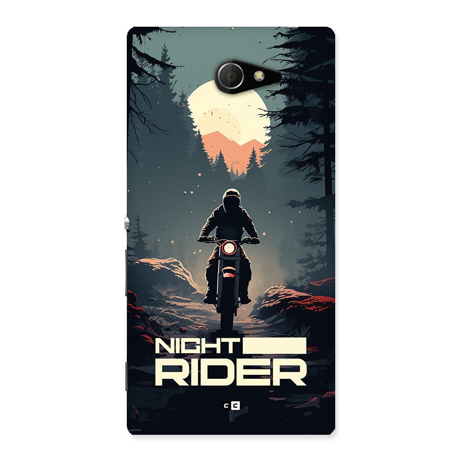 Night Rider Back Case for Xperia M2