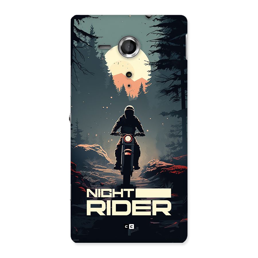 Night Rider Back Case for Xperia Sp