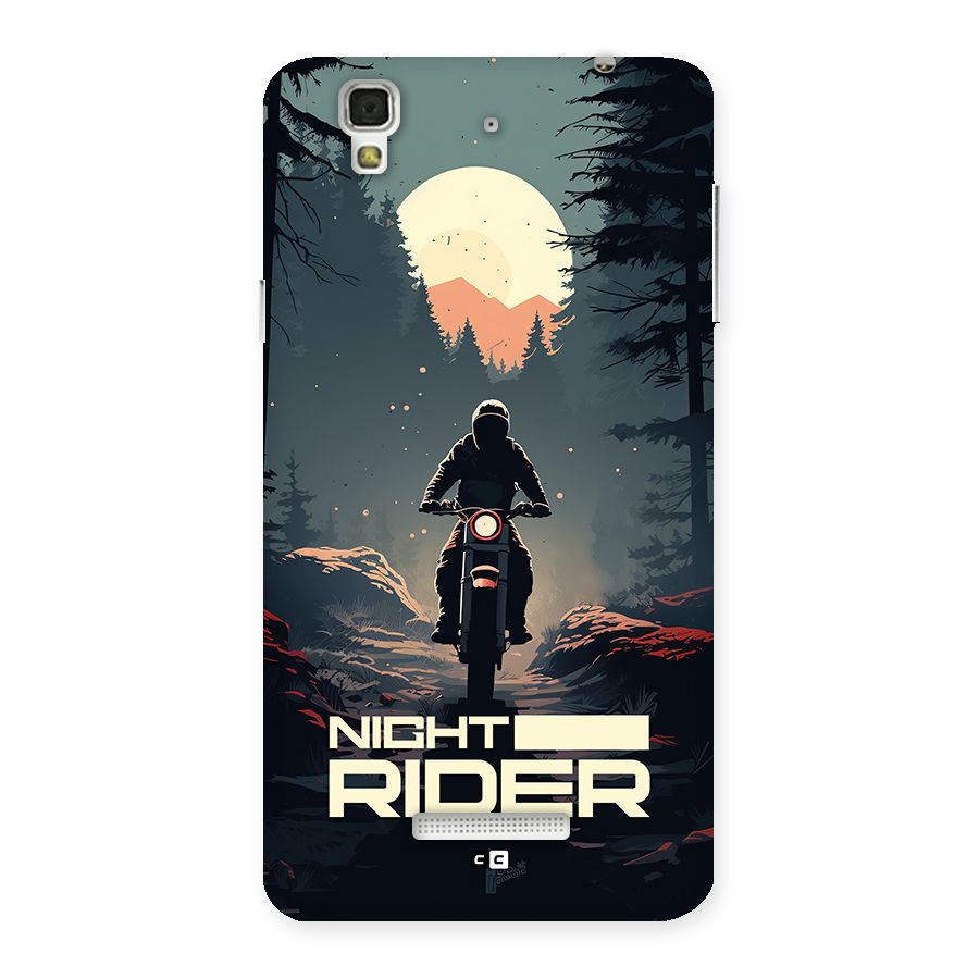 Night Rider Back Case for YU Yureka Plus