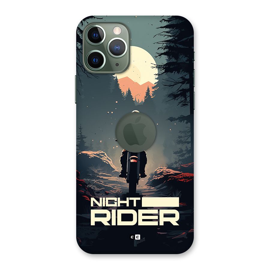 Night Rider Back Case for iPhone 11 Pro Logo Cut