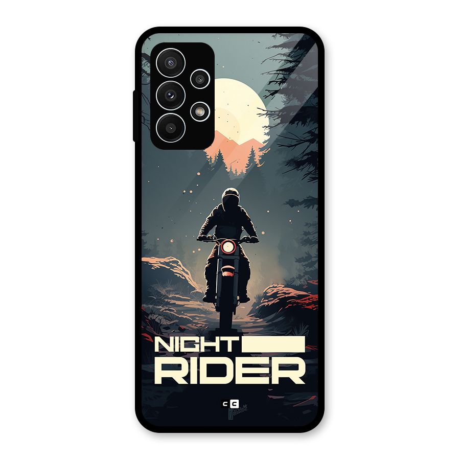 Night Rider Glass Back Case for Galaxy A23