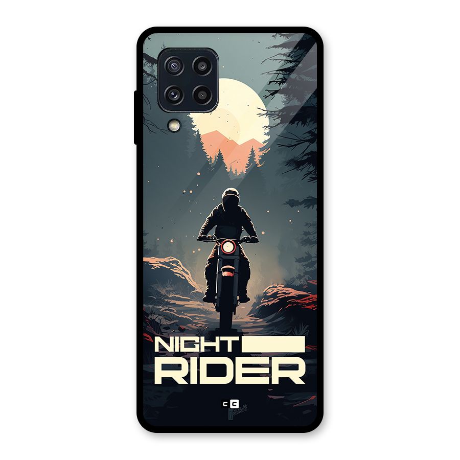 Night Rider Glass Back Case for Galaxy M32
