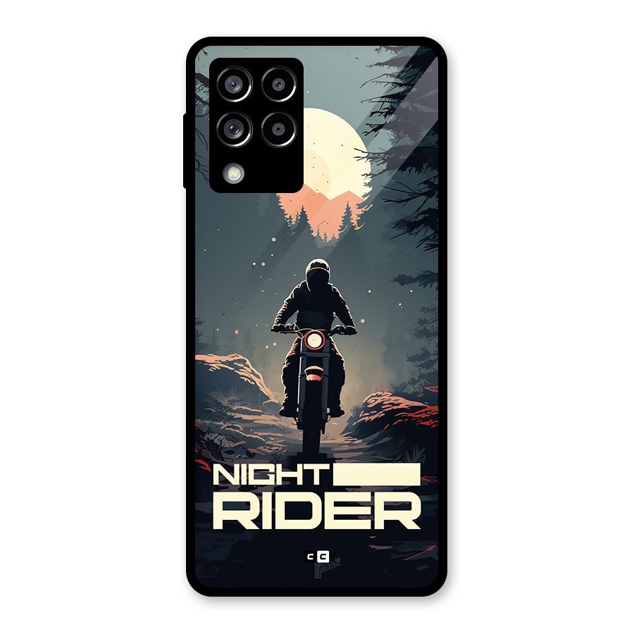 Night Rider Glass Back Case for Galaxy M53 5G