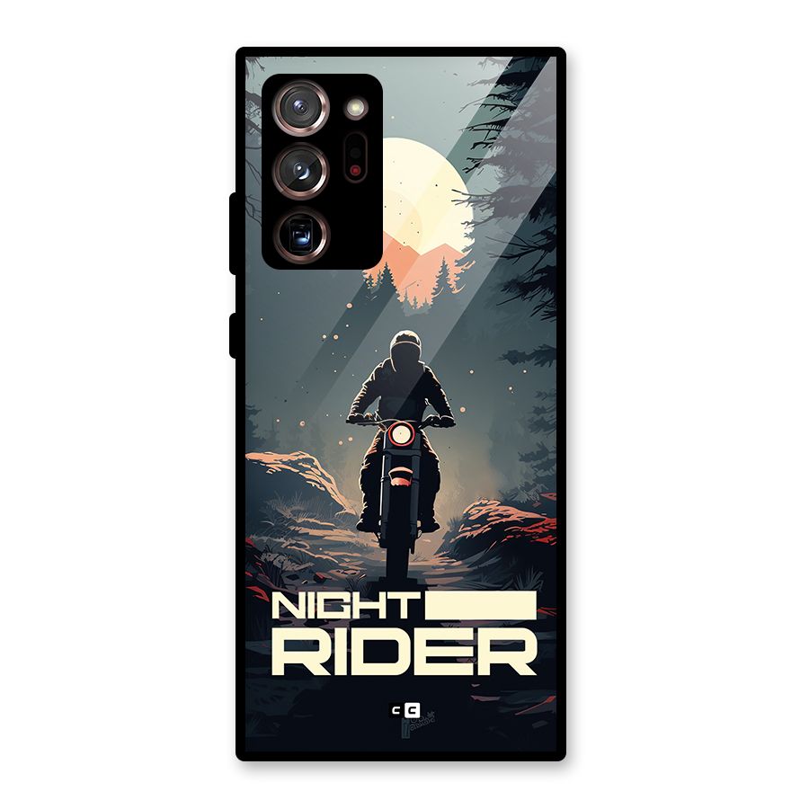 Night Rider Glass Back Case for Galaxy Note 20 Ultra