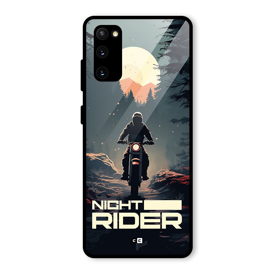 Night Rider Glass Back Case for Galaxy S20 FE