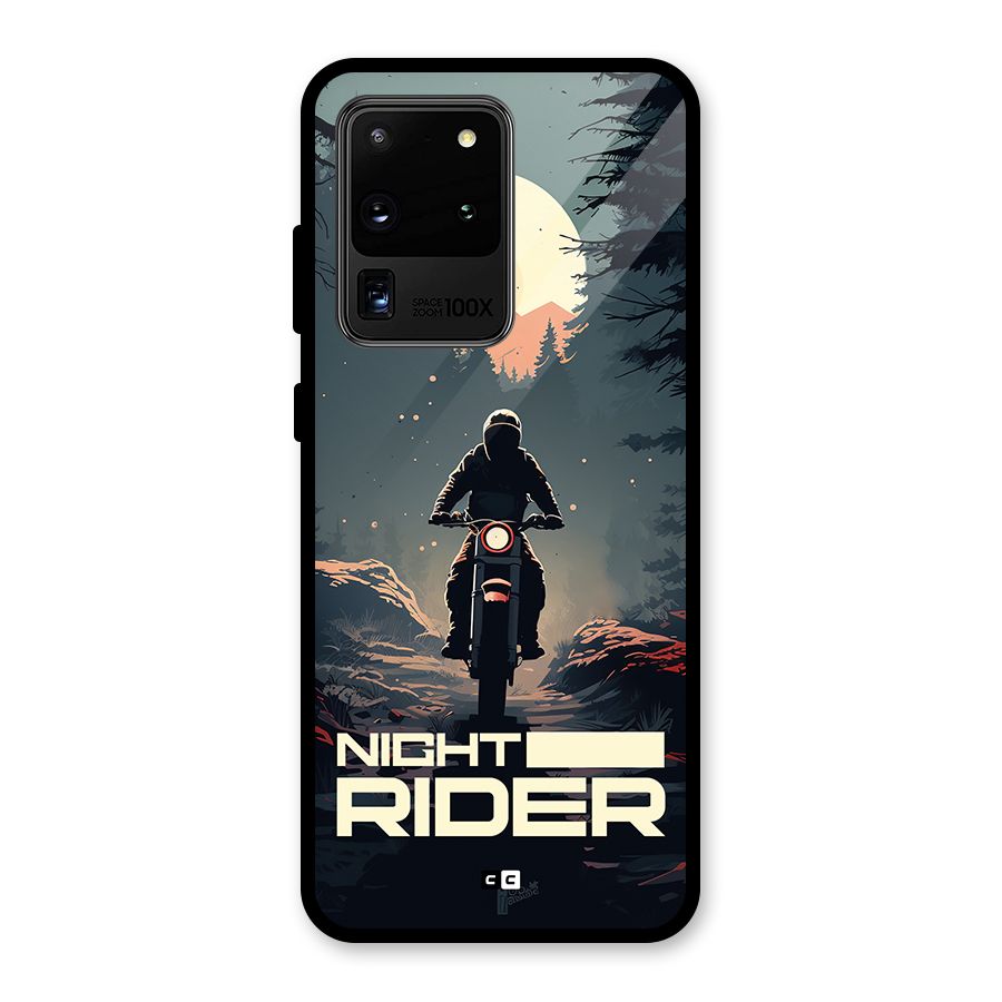 Night Rider Glass Back Case for Galaxy S20 Ultra