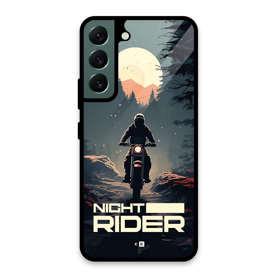 Night Rider Glass Back Case for Galaxy S22 5G