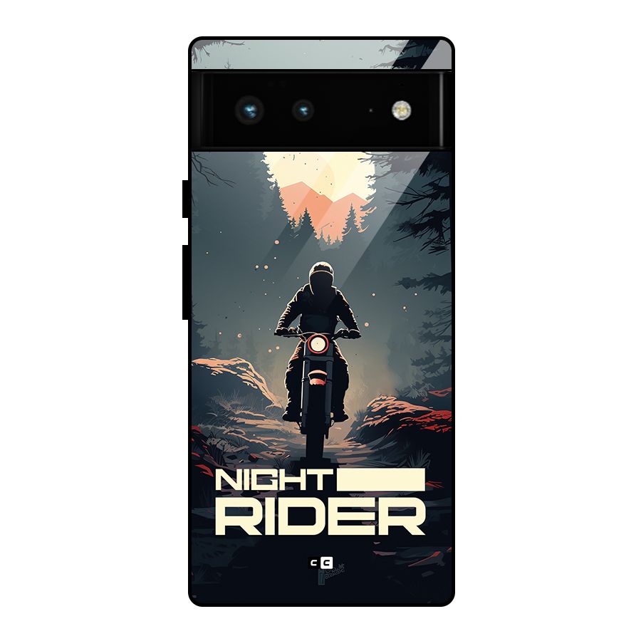 Night Rider Glass Back Case for Google Pixel 6