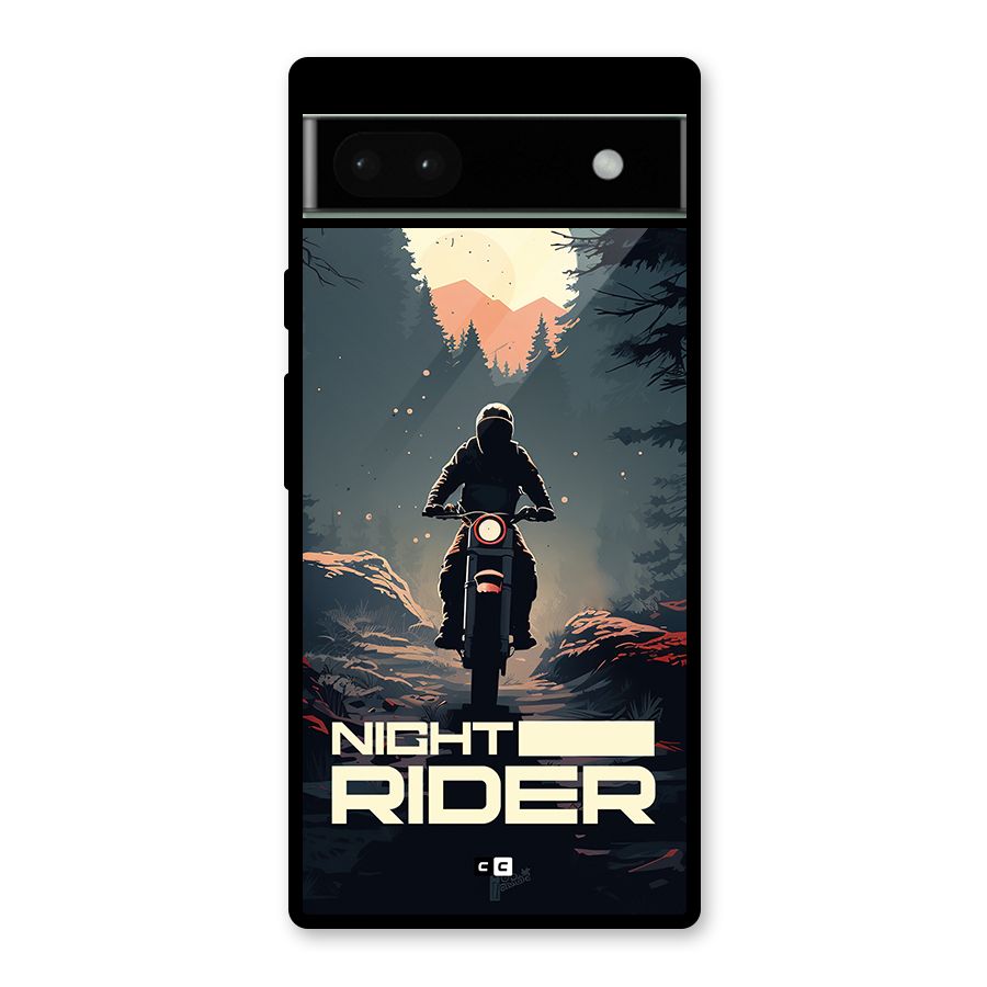Night Rider Glass Back Case for Google Pixel 6a