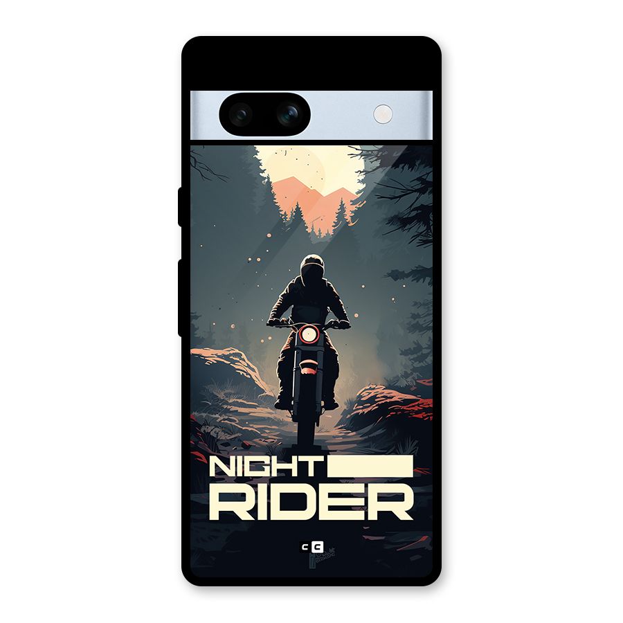 Night Rider Glass Back Case for Google Pixel 7a