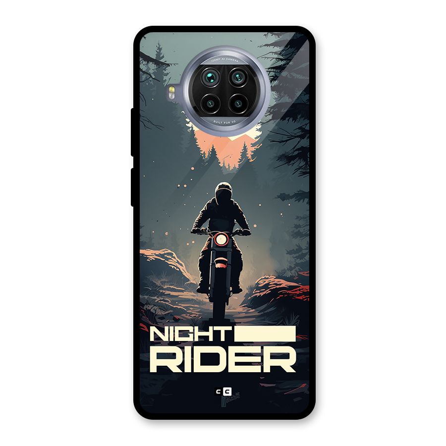 Night Rider Glass Back Case for Mi 10i