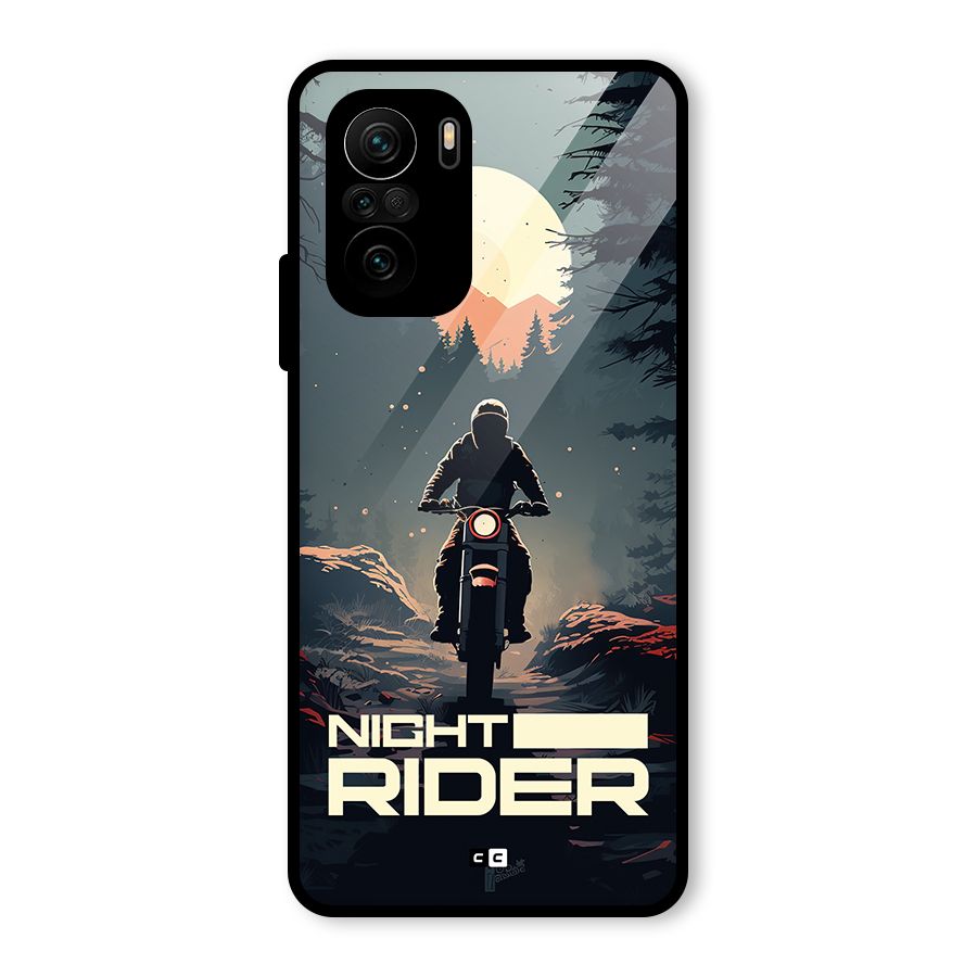 Night Rider Glass Back Case for Mi 11X Pro