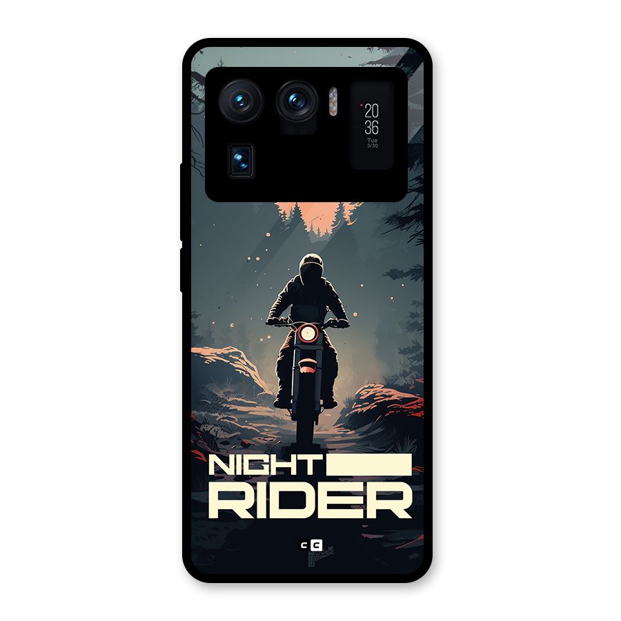 Night Rider Glass Back Case for Mi 11 Ultra