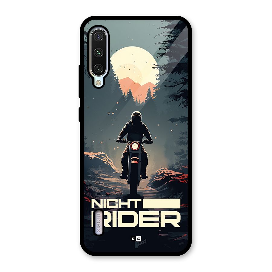 Night Rider Glass Back Case for Mi A3