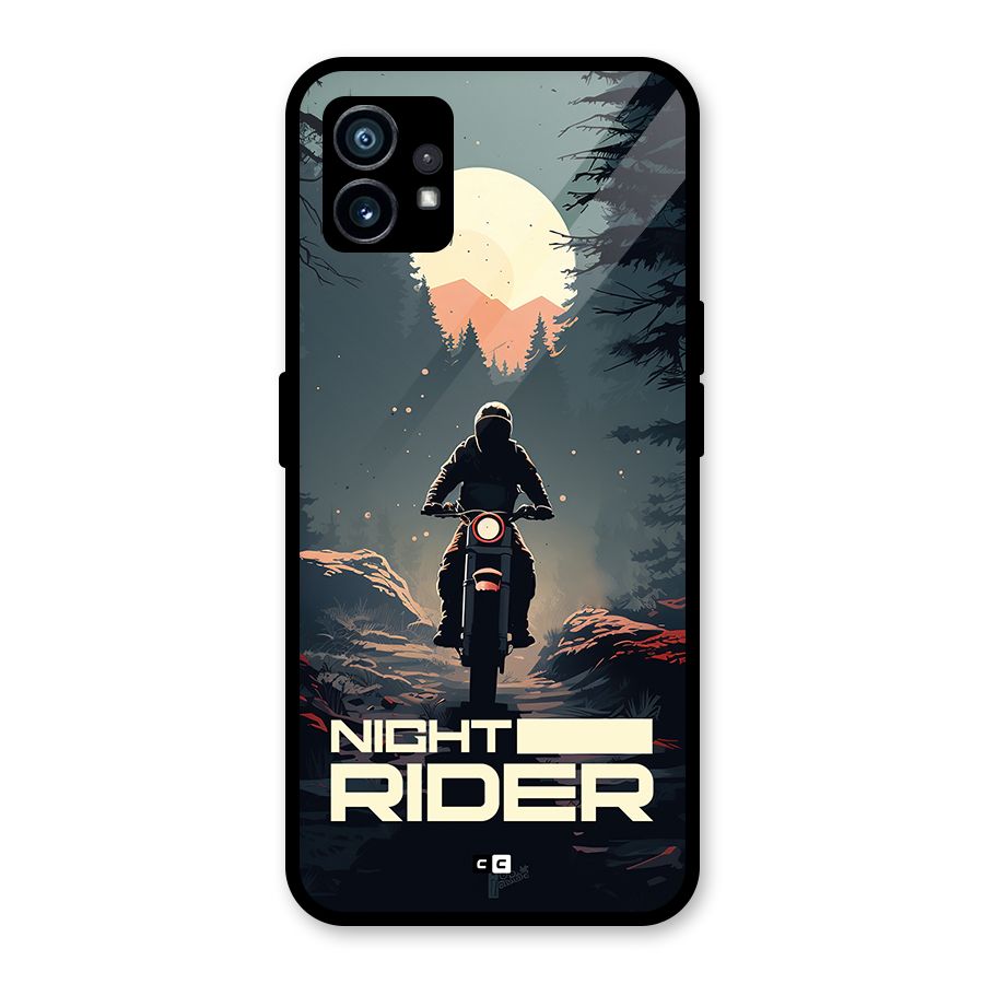 Night Rider Glass Back Case for Nothing Phone 1