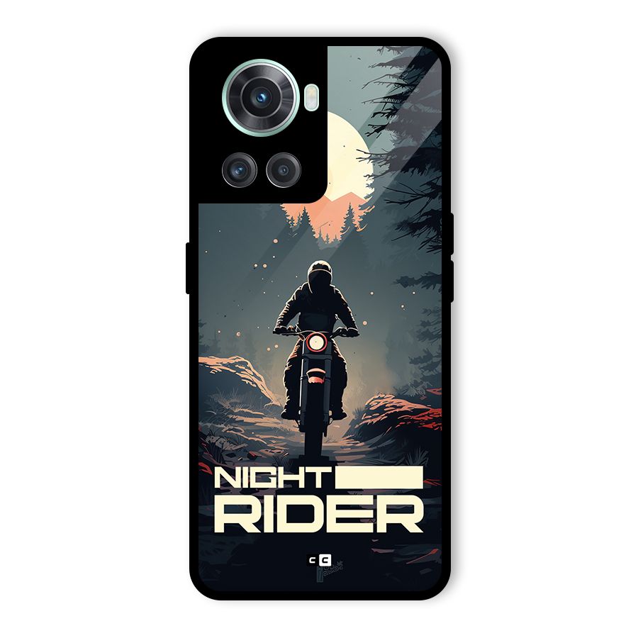 Night Rider Glass Back Case for OnePlus 10R
