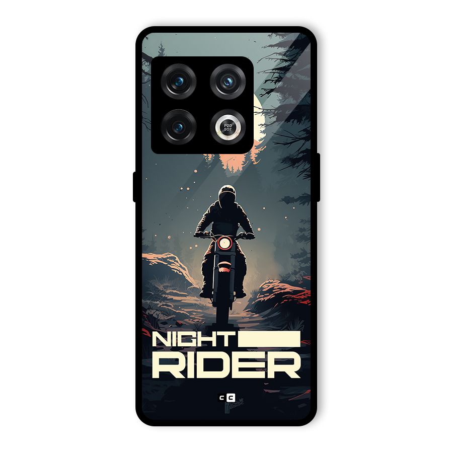 Night Rider Glass Back Case for OnePlus 10 Pro 5G