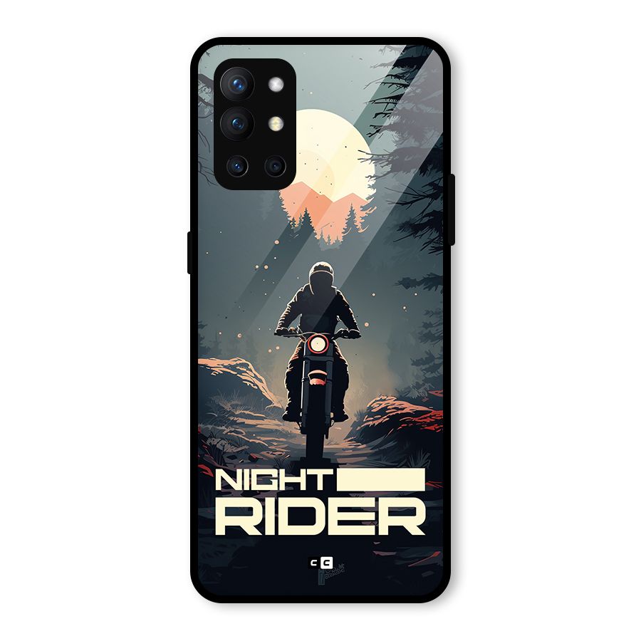 Night Rider Glass Back Case for OnePlus 9R