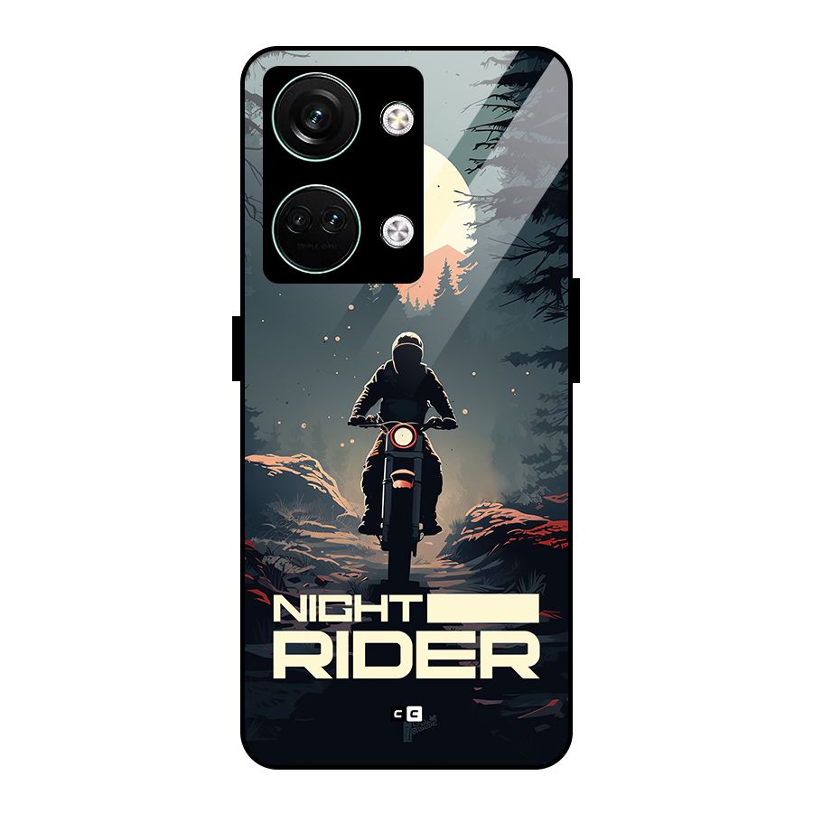 Night Rider Glass Back Case for Oneplus Nord 3