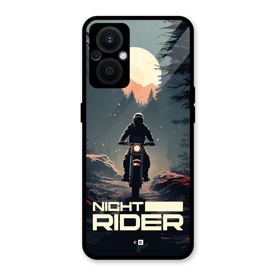 Night Rider Glass Back Case for Oppo F21s Pro 5G